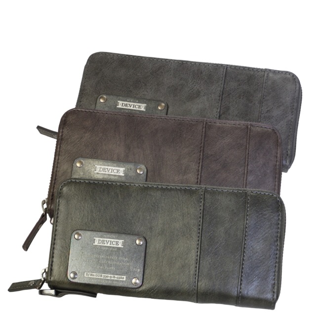 財布 メンズ 長財布 ラウンドファスナー ロングウォレット ヴィンテージ仕上げ ファスナー付き小銭入れ DEVICE DPG-60058 メンズサイフ 紳士用財布 ブランド 札入れ カード入れ 収納力 6,783円