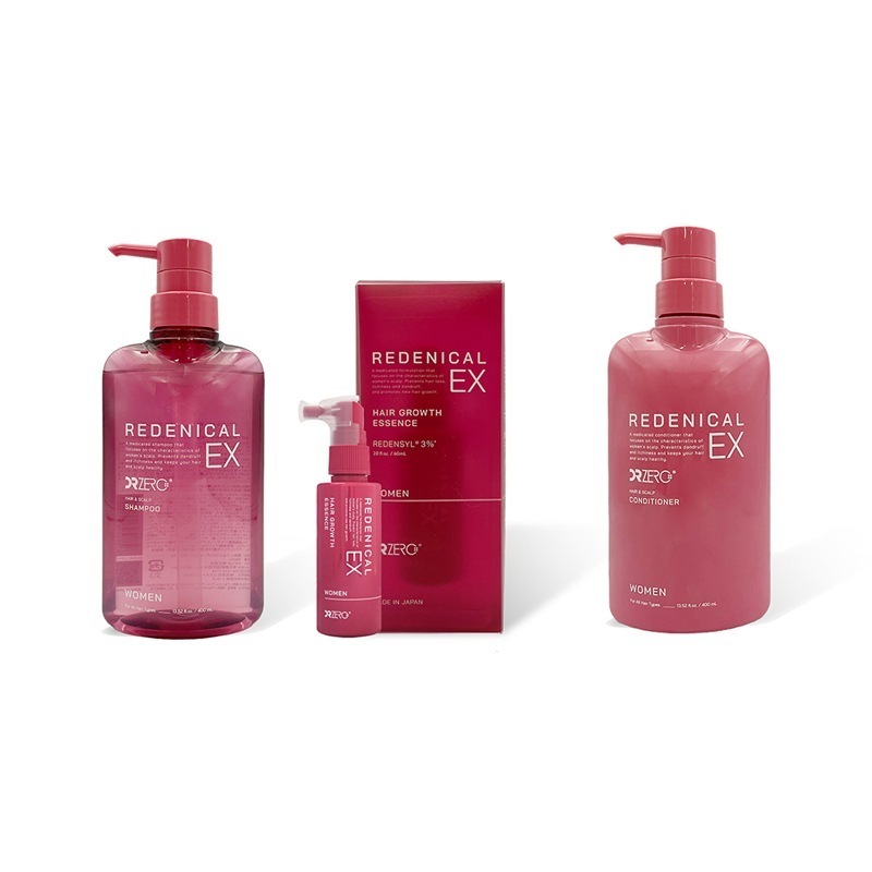 【セット】リデニカルEXヘア スカルプシャンプー&コンディショナー WOMEN 400mL&ヘアグロースエッセンス WOMEN 60mL【医薬部外品】セット
