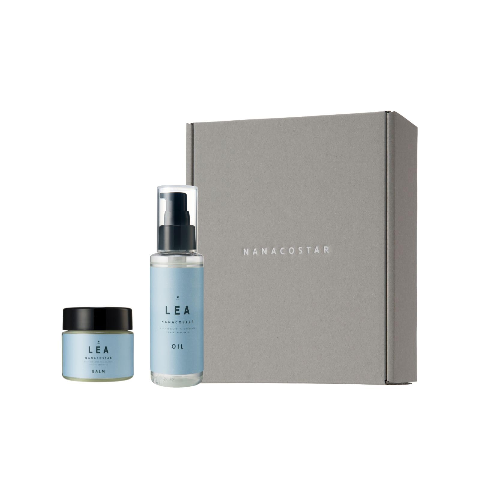 ナナコスター LEA ヘアオイル ＆ バーム ギフトボックス セット ギフト ヘアケア 柑橘 香り 洗い流さない トリートメント サロン品質 誕生日 プレゼント ギフト