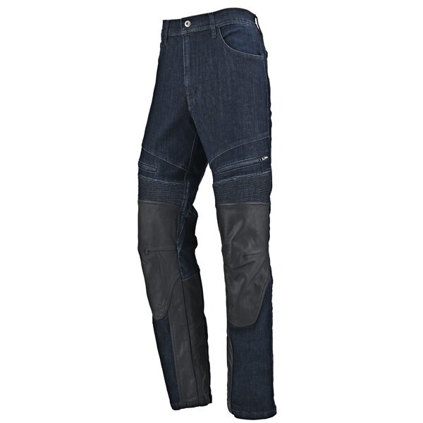 D63314 バイク ライディングパンツ 春夏秋 ストレッチ ジーンズ レザー補強 ヒートガードデニムパンツ DB-011 インディゴ Sサイズ