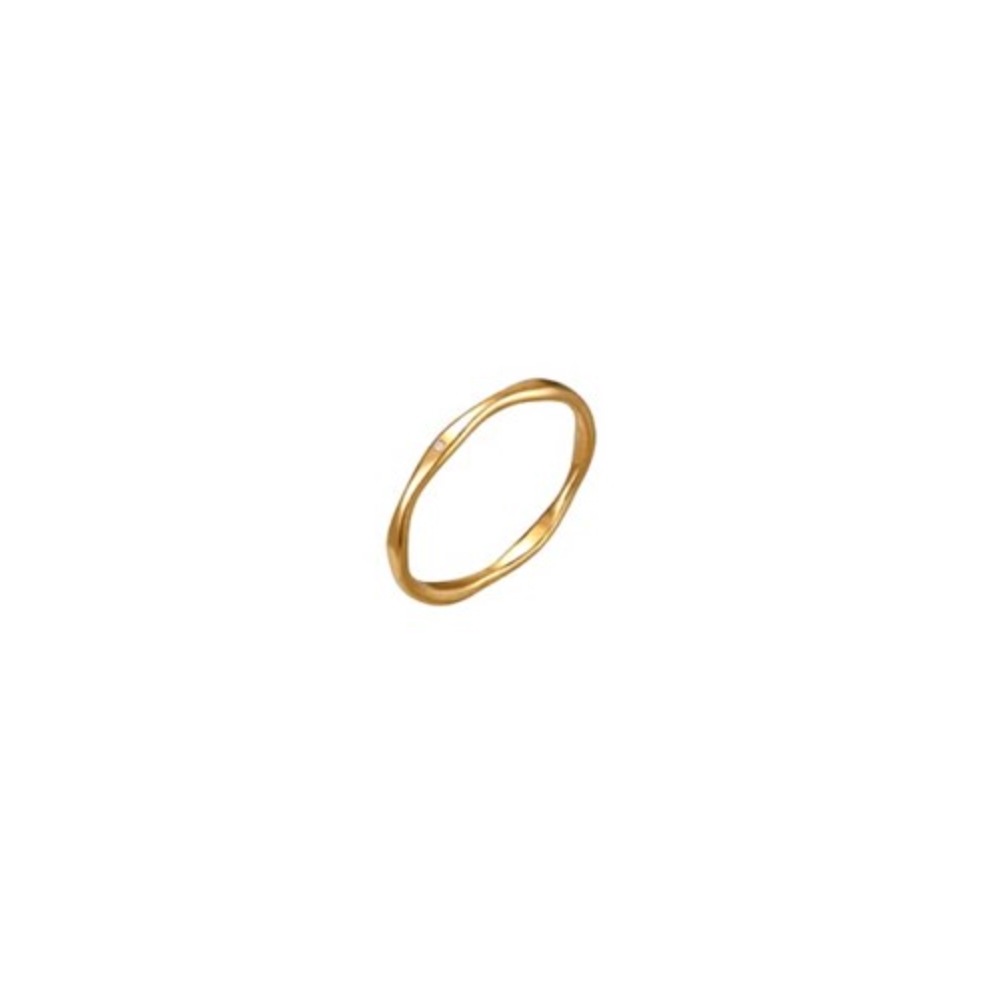 韓国ジュエリー[silver925]moment ring/ゴールド ホワイト レディース リング