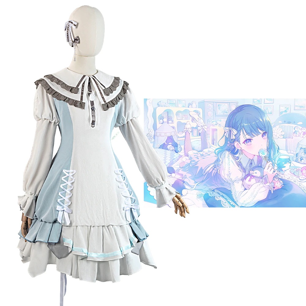 プロセカ コスプレ 桐谷遥　コスプレ衣装 Fairlady Dress