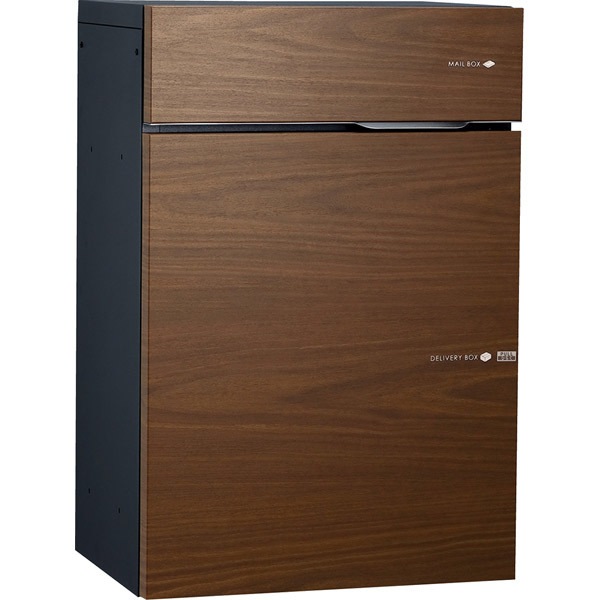 ユニソン 324041230 ヴィコ DB スリム90 ポスト有 左開 前出 ウォールナット メーカー直送