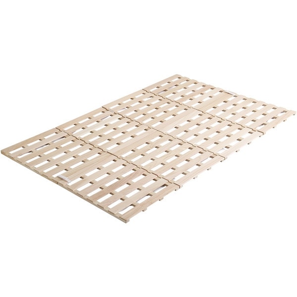 ホームテイスト KIR-4-SD すのこベッド 4つ折り式 桐仕様(セミダブル) Sommeil-ソメイユ- ナチュラル メーカー直送