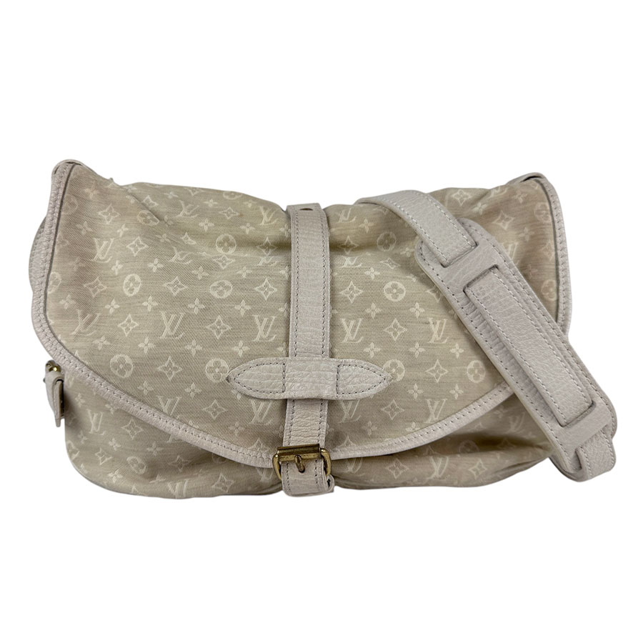 ルイ ヴィトン LOUIS VUITTON 斜め掛けショルダーバッグ モノグラム ミニラン ソミュール30 キャンバス/レザー デュンヌ レディース M95314 z4466
