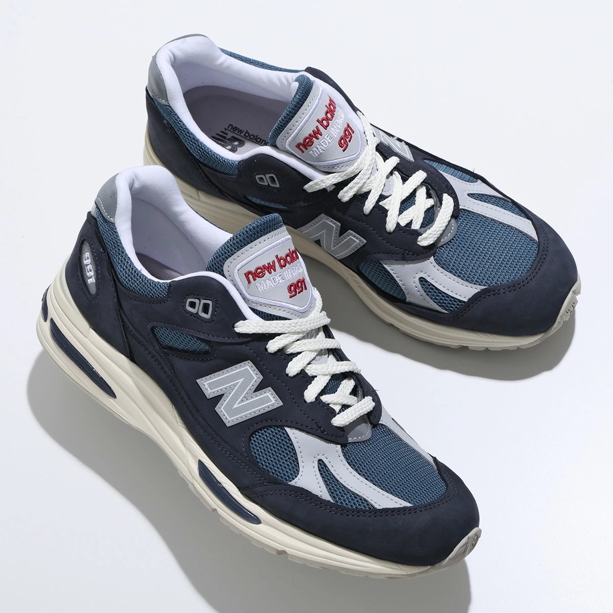 New Balance ニューバランス スニーカー U991VN2 メンズ Made in UK 991v2 Dウィズ ENCAPミッドソール ローカット シューズ 靴 Blue
