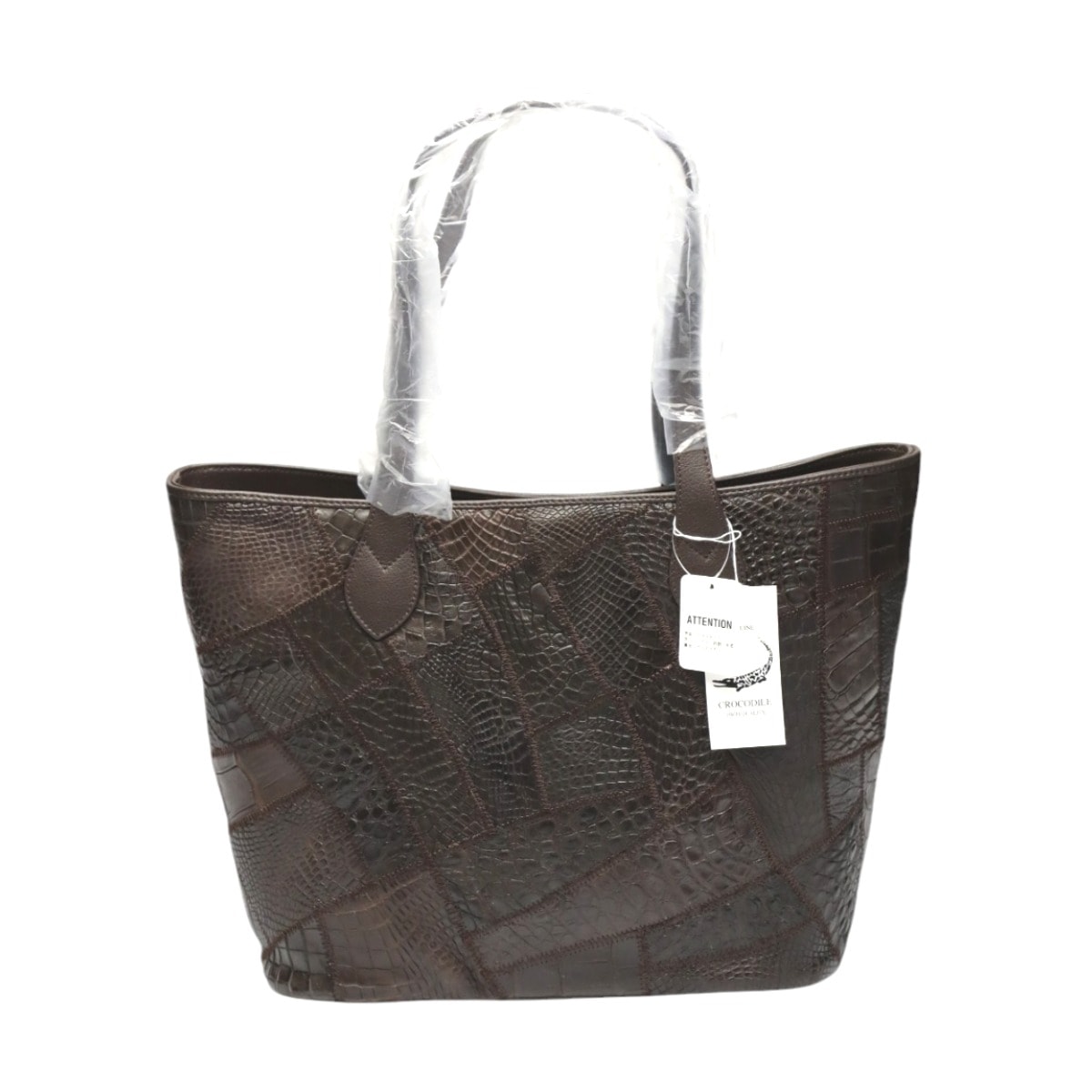 クロコダイルLB-7001 軽量 パッチワーク 天ファスナー ニコチン