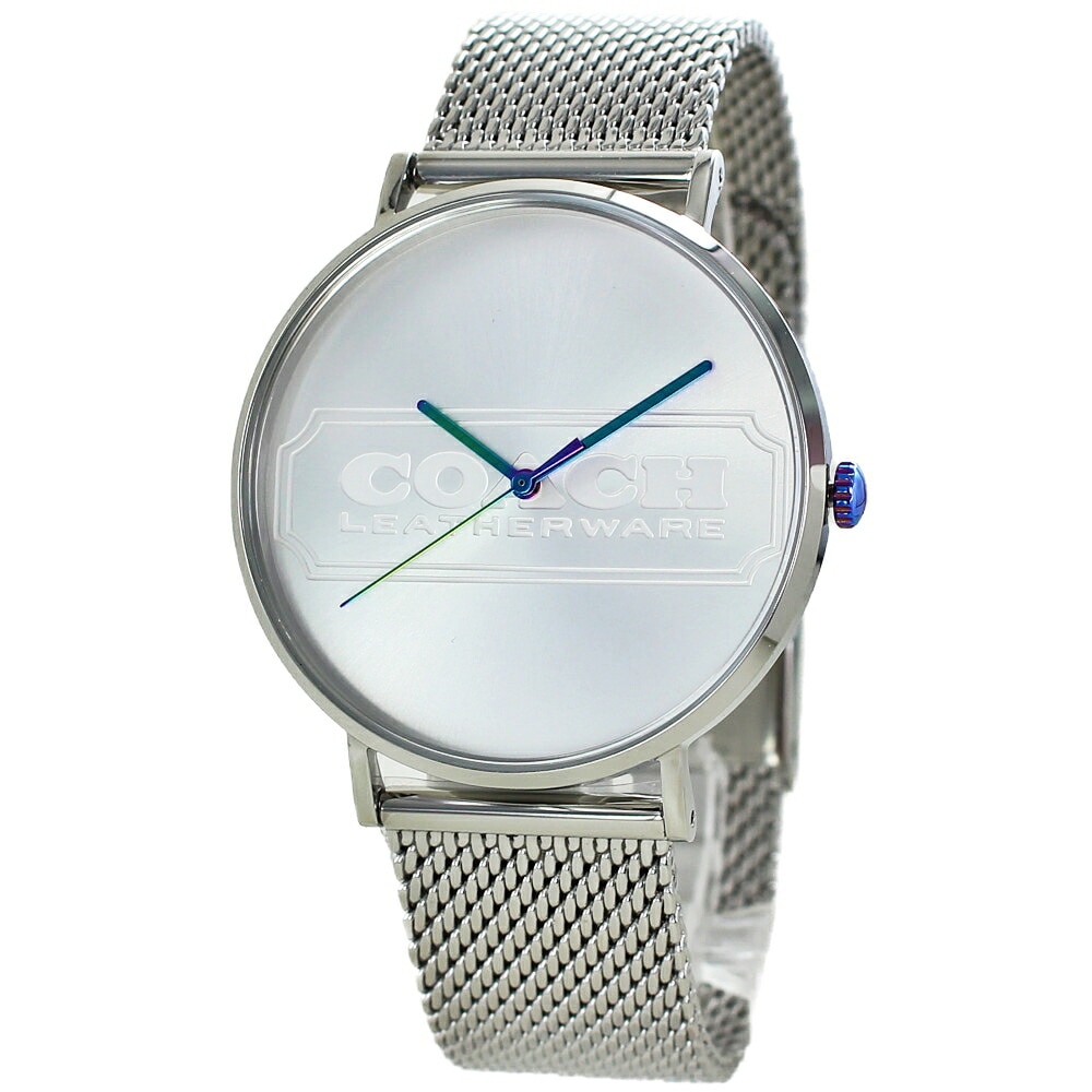 コーチ メンズ 腕時計 手表 ユニセックス メンズ レディース 誕生日 プレゼント ギフト 喜ばれる 贈り物 実用的 白文字盤 メッシュ ブレスレット ポイント消化
