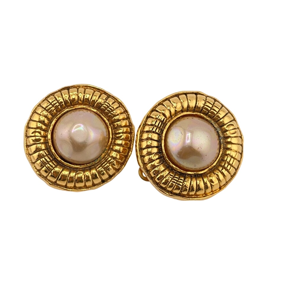 earrings fake pearl unisex