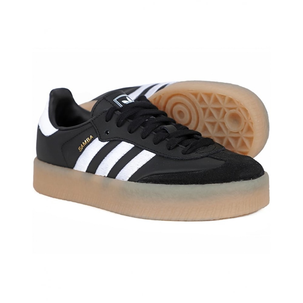 アディダス Samba スニーカートリプル W ブラックホワイト