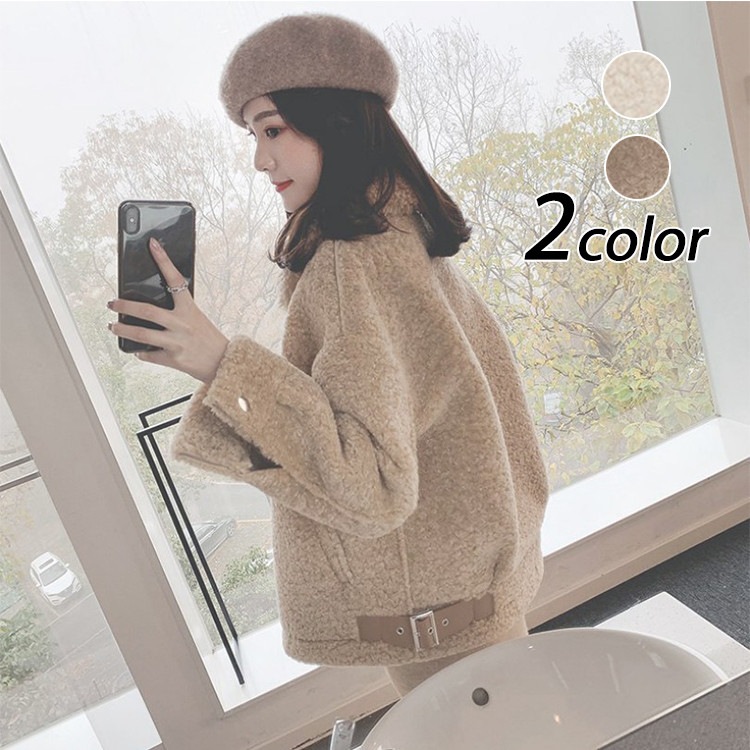 ファーコート ボアコート レディース 冬 40代 新品 ボアコート ファー 毛皮コート厚手 モコモコオーバー 暖かい ファージャケット ショット丈 アウター 大人