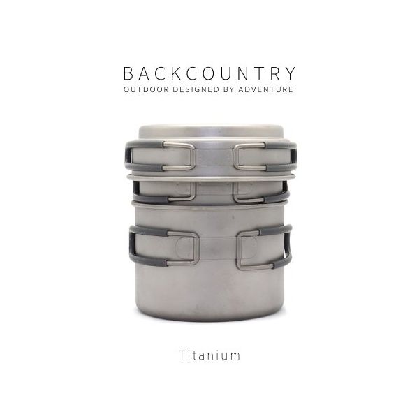 BACKCOUNTRYチタンポートセット（12人用チタンコペル）