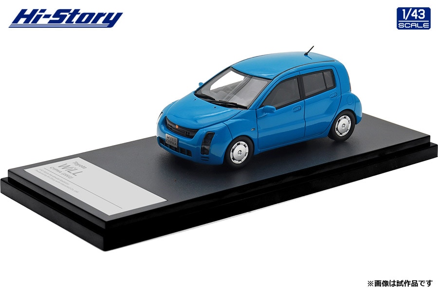 ハイストーリー 1/43 Toyota WiLL CYPHA (2002) AO(青)【HS481BL】 ミニカー HS481BL トヨタ WiLLサイファ 2002 BL