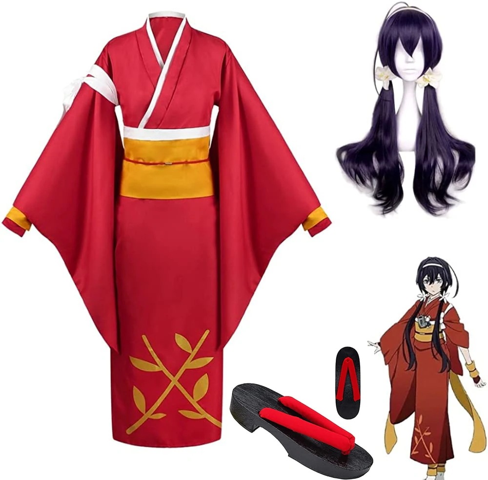 文豪ストレイドッグス コスプレ衣装 泉鏡花 コスプレ 仮装 アニメ 祭り 学園祭 文化祭 コスチューム　仮装変装