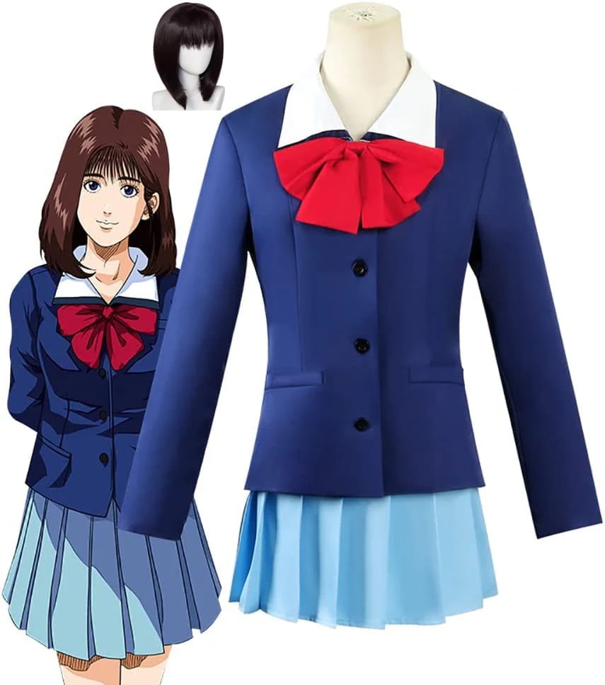 スラムダンク 赤木 晴子 コスプレ衣装 湘北高校 制服 コスチューム イベント パーティー 文化祭 クリスマス