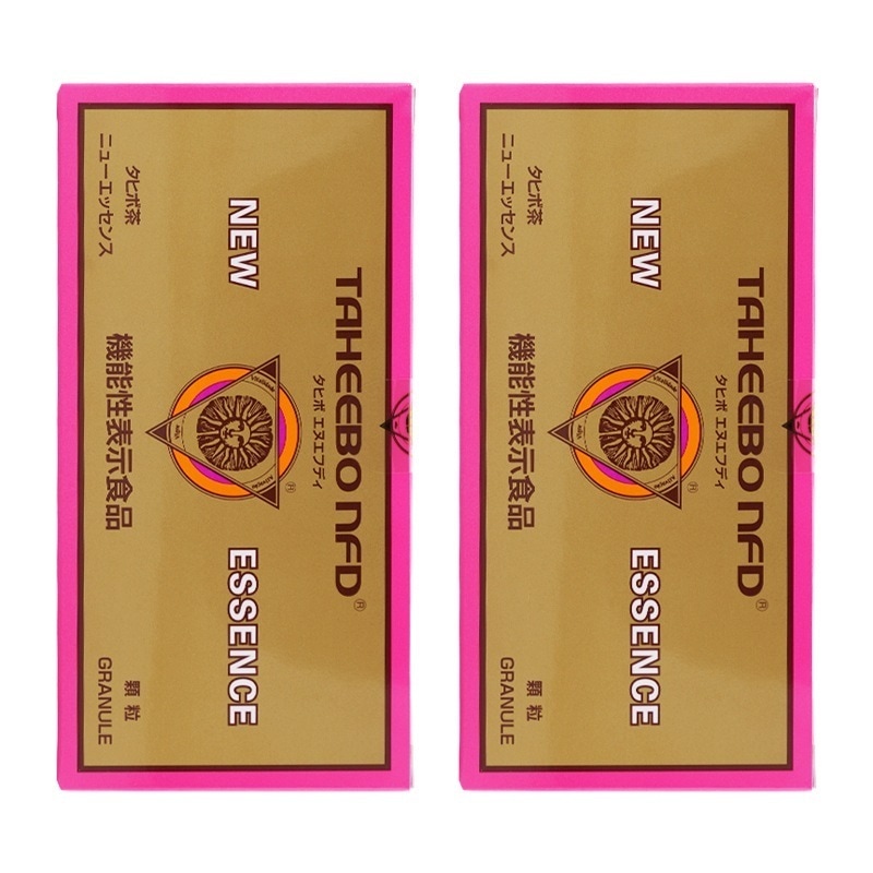 [2個セット]タヒボ茶 ニューエッセンス 【機能性表示食品】顆粒 60g 30包(1包2g) ノンカフェイン エキス末タイプ[ギフトラッピング対応]