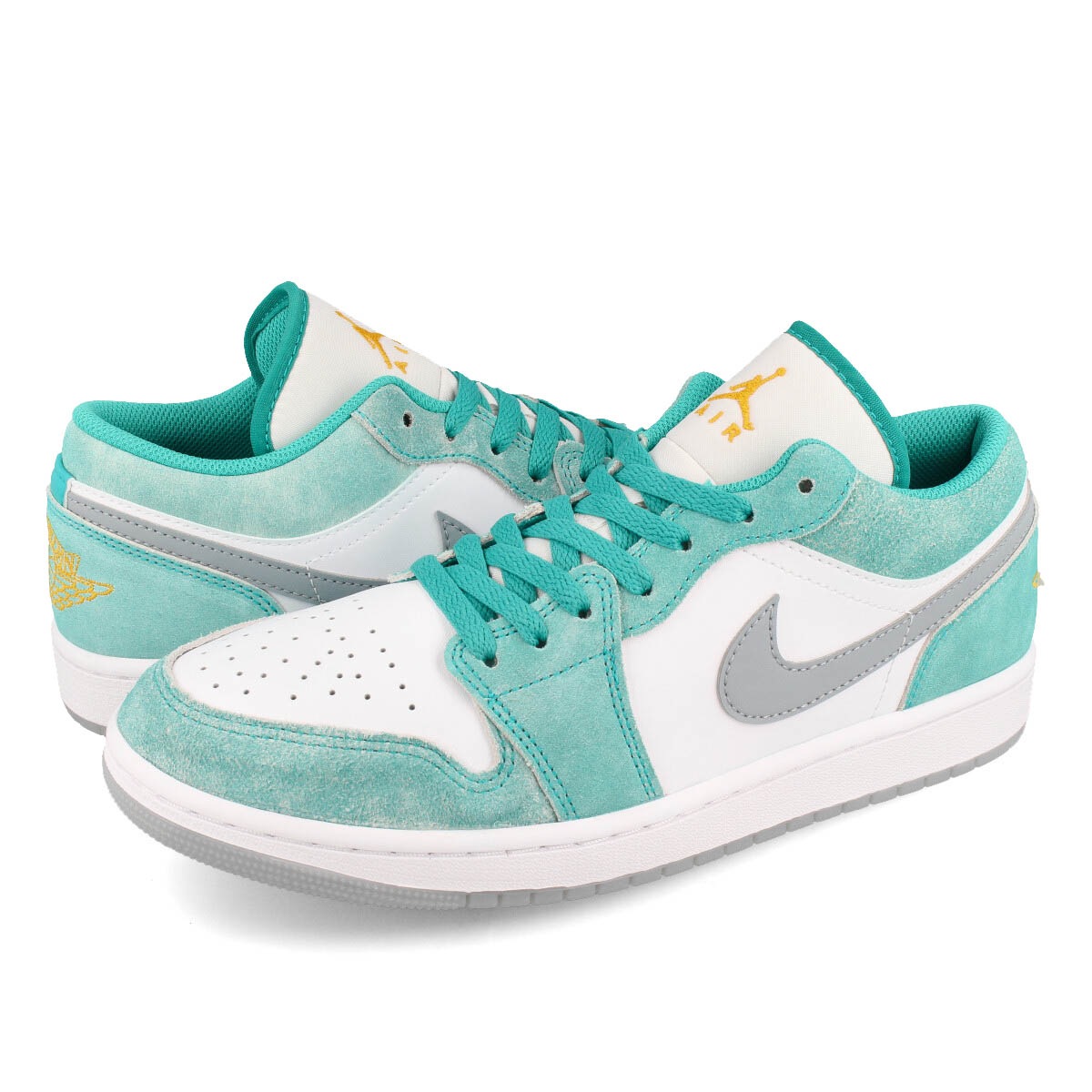 AIR JORDAN 1 LOW SE NEW EMERALD/WHITE/LIGHT STEEL GREY