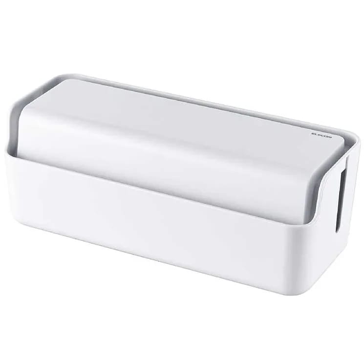 ケーブルボックス コードボックス スタンド付 大型 延長コード 10個口 コードホール10 ホワイト 4,842円