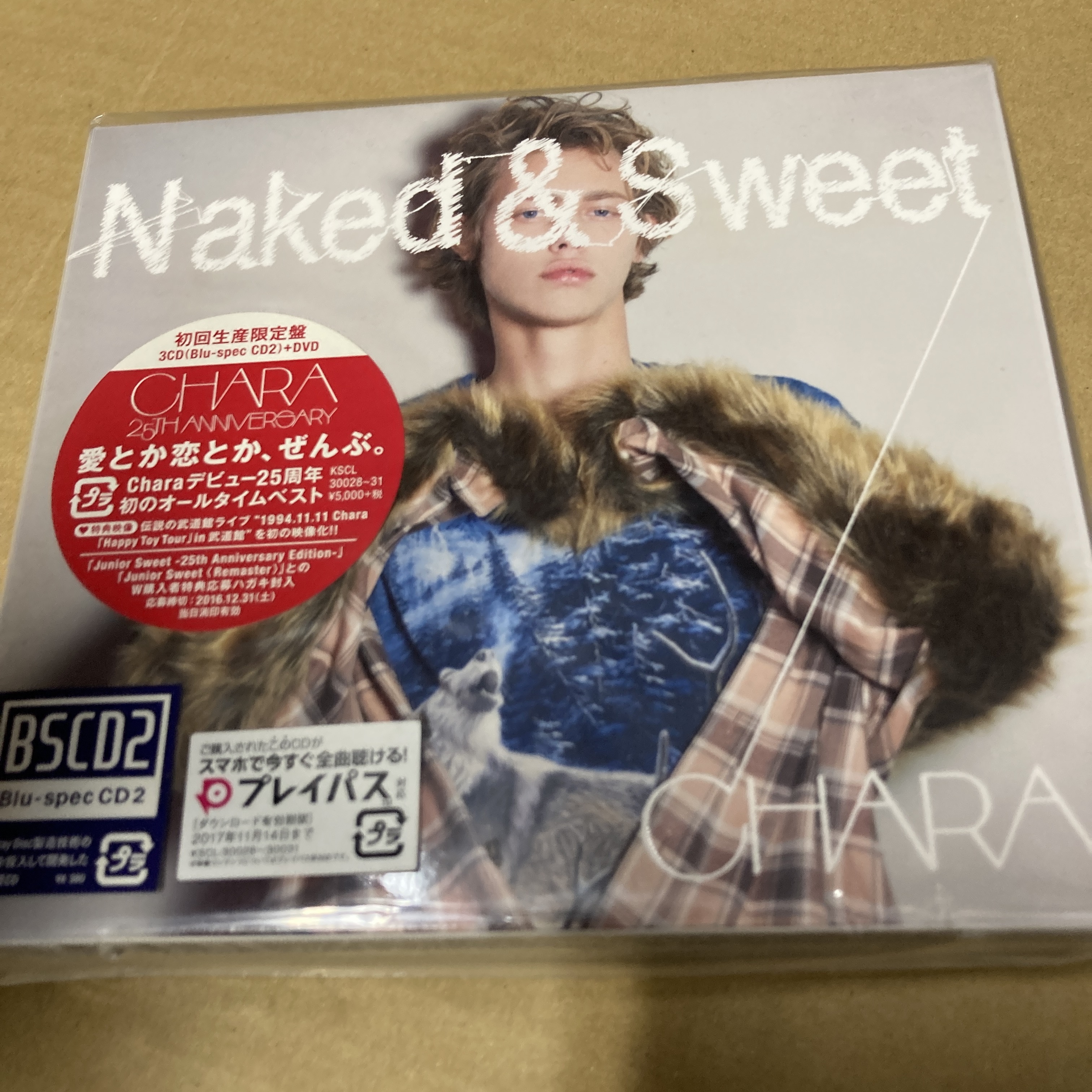 CHARA Naked&Sweet 初回盤 新品未開封 ta CHARA Naked&Swee初回盤 新品未開封 ta J-POP