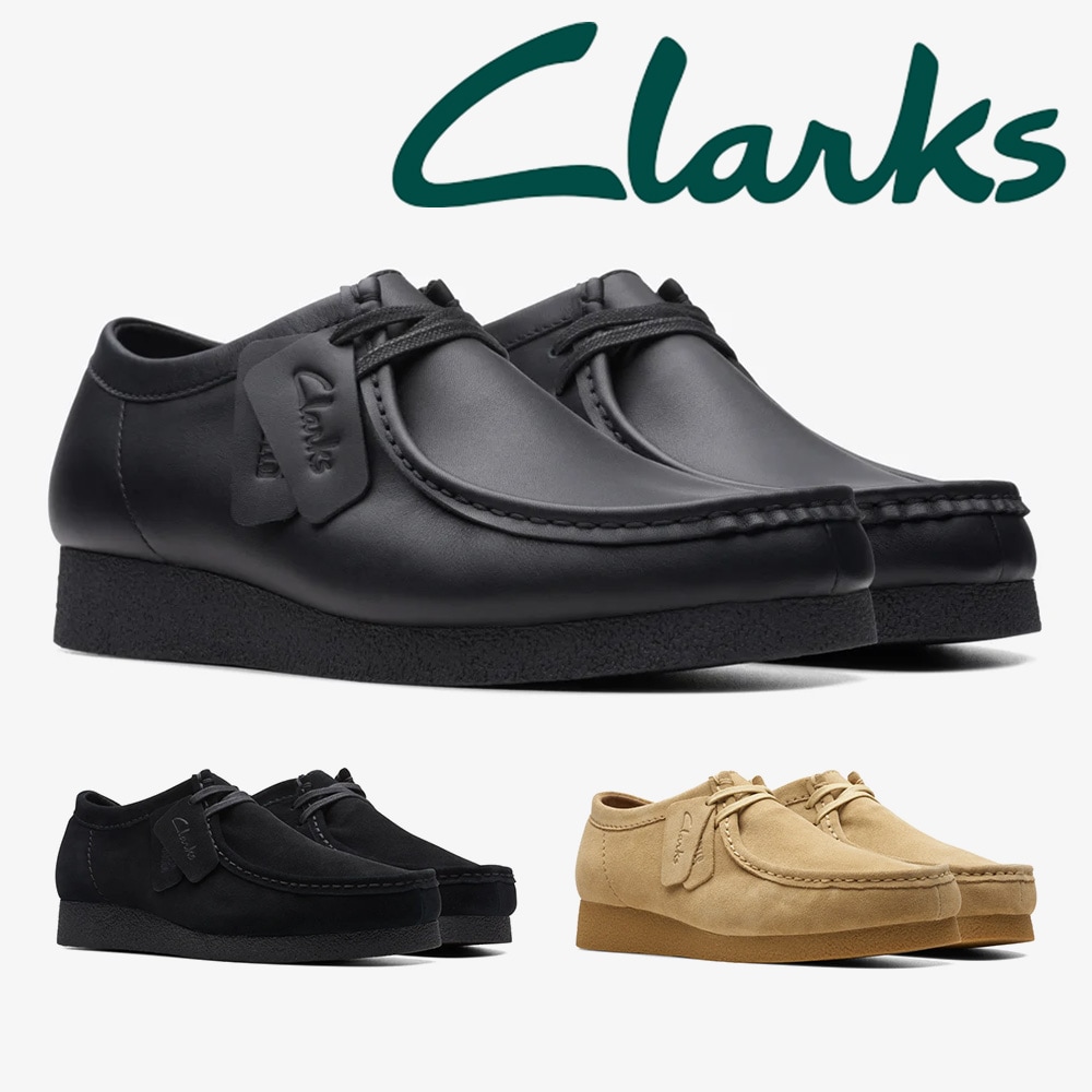 clarks モカシン メンズ レディース ワラビーエヴォウォータープルーフ 26177832 26177833 26177834 クラークス WallabeeEVO WP レザー 本革 防水