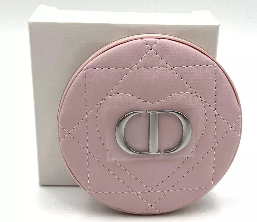 Qoo10] Dior ピンクダブルミラー コンパクトミラー