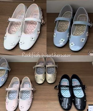 RONRON×OTZ ストラップシューズ / フラットシューズ Qoo10 OTZ SHOES OTZ × RONRON 身長アップ ス