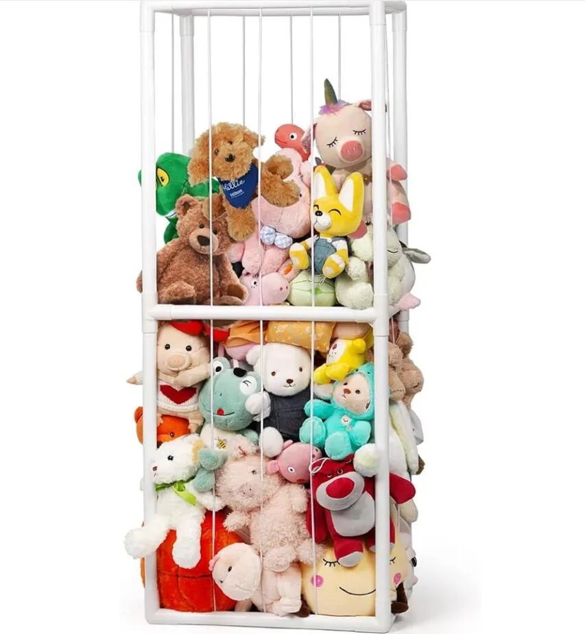大容量ぬいぐるみ収納ラック 子供用おもちゃ収納ラックぬいぐるみ収納棚 ルーム育児室収納おもちゃ収納