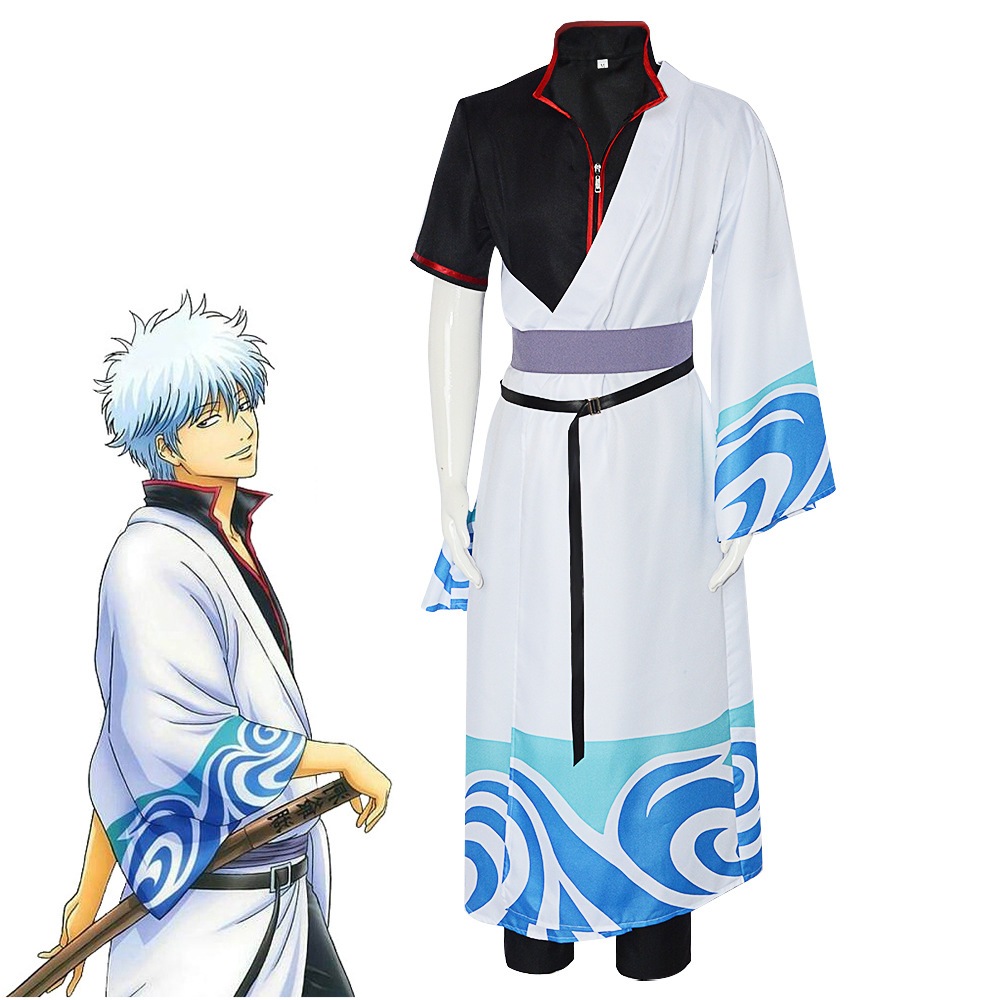 SakataGintoki2dCosCostumeMaleGintamaPlayingCosplayAnimationCostume