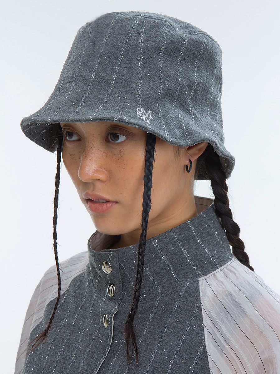 スーパーセール】 Seasonless TWINKLE BUCKET HAT / GREY ハット