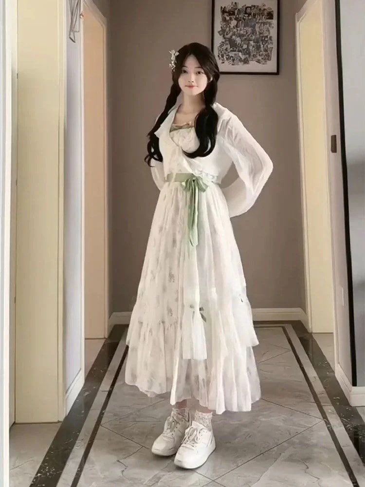 春夏フレンチ初恋優しさ甘さ女性花柄ドレス