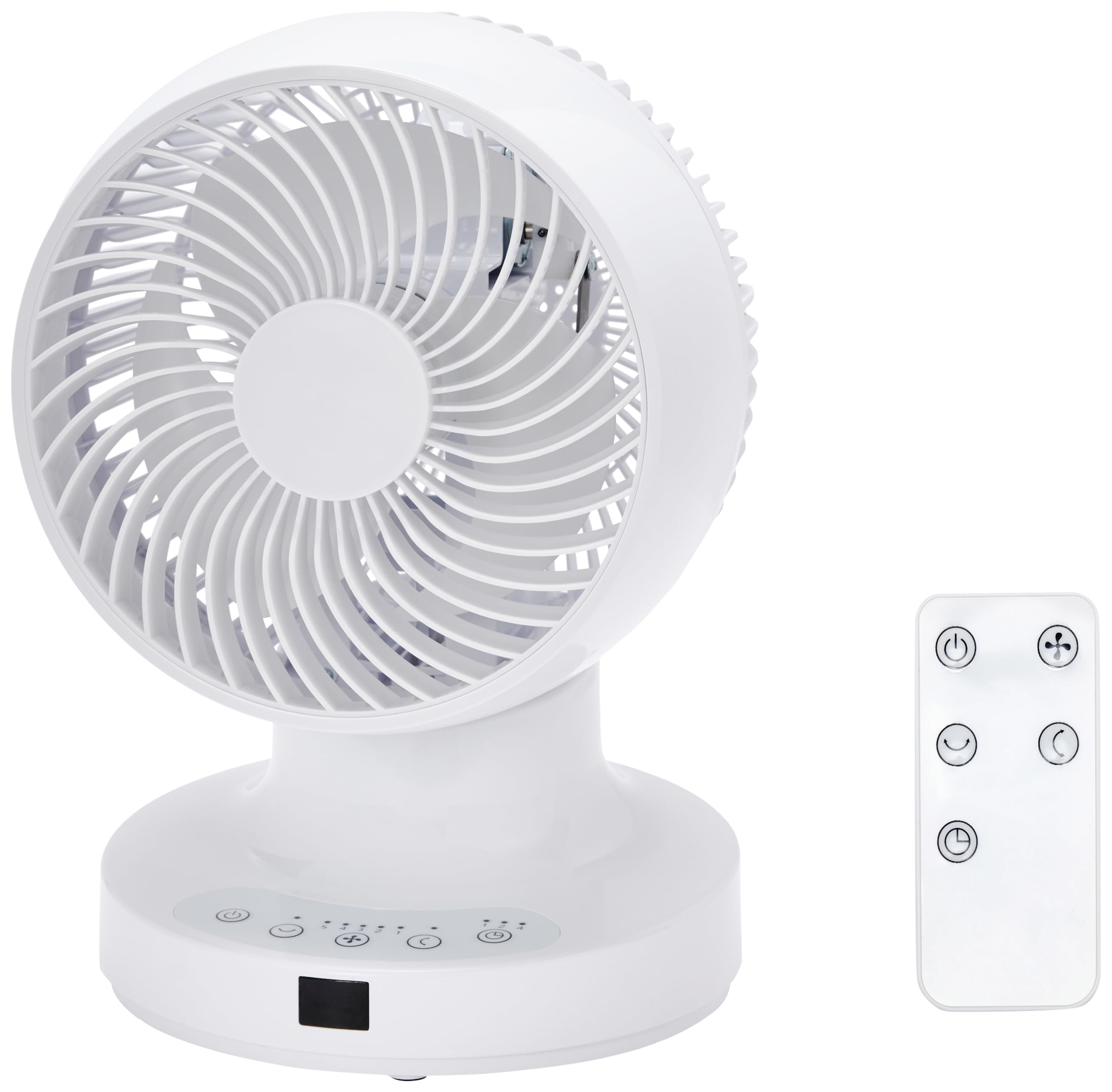 Amazonベーシック サーキュレーター 扇風機 18畳 上下左右自動首振り DCモーター リモコン付 30 ホワイト