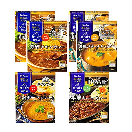 ABO ハウス レンジで簡単 選ばれし人気店シリーズ4種(ラムキーマカレー/キーマカレー/バターチキン/芳醇チキン) 6品セット [レンジ化対応レンジで簡単調理可能]