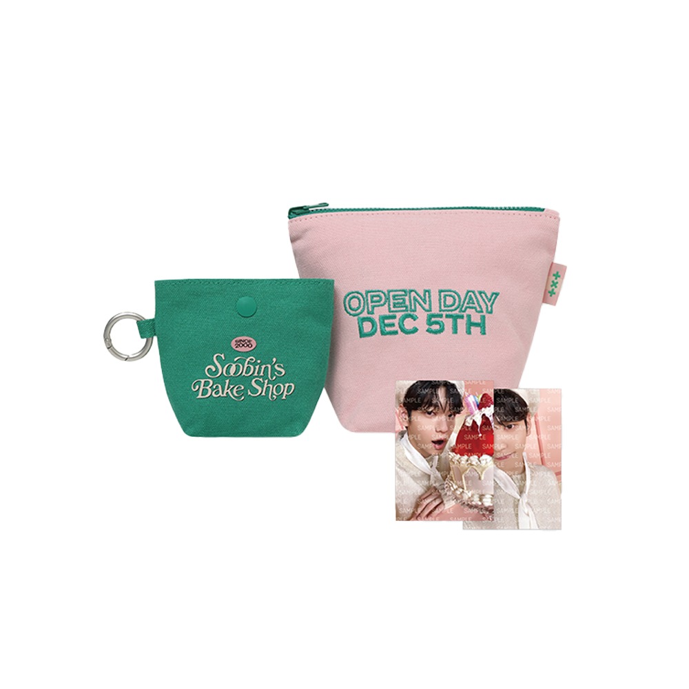 [公式] TXT BAKE SHOP POUCH SET / SOOBIN / POPUP / MD / WEVERSE / TOMORROW X TOGETHER / BIRTHDAY PARTY