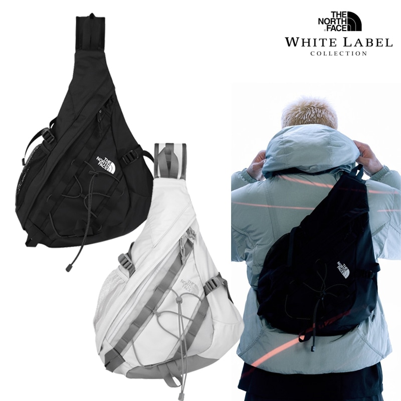 NN2PR58 WHITE LABEL ELECTRON SLING BAG 25FW 新作 韓国限定ライン ワンショルダー 軽量 デイリー タウンユース 秋冬 男女兼用 コーデ提案 パーカー ニット