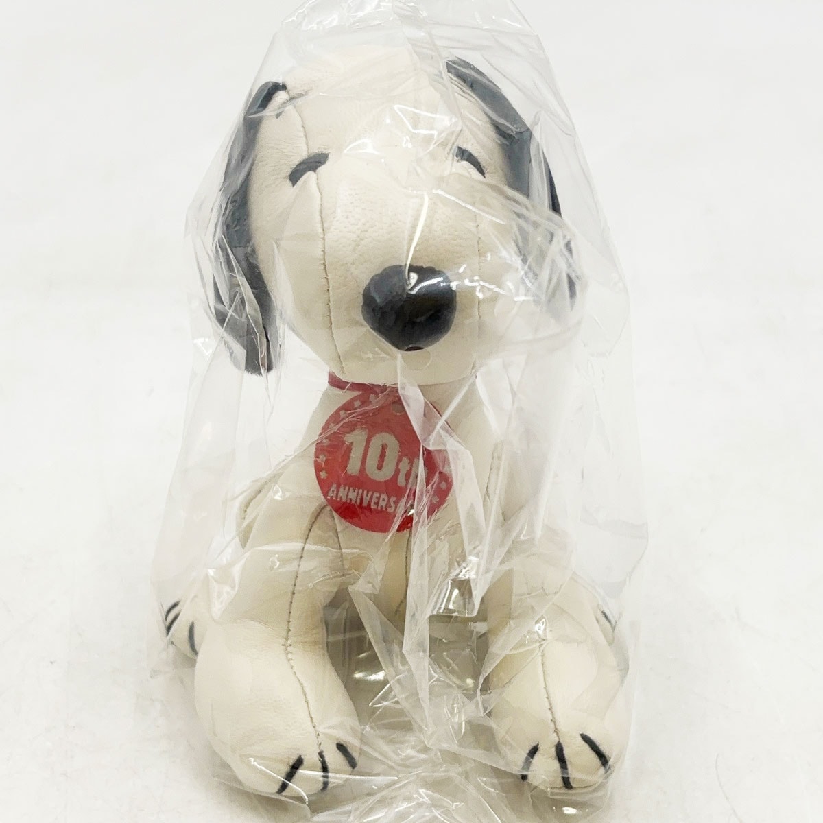 【中古・未使用品】スヌーピータウン 10周年記念 本革製スヌーピー PEANUTS ピーナッツ