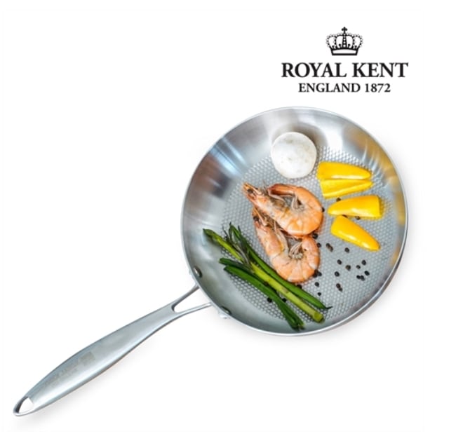 ロイヤルケントフライパン丸3重24cm+28cmセット