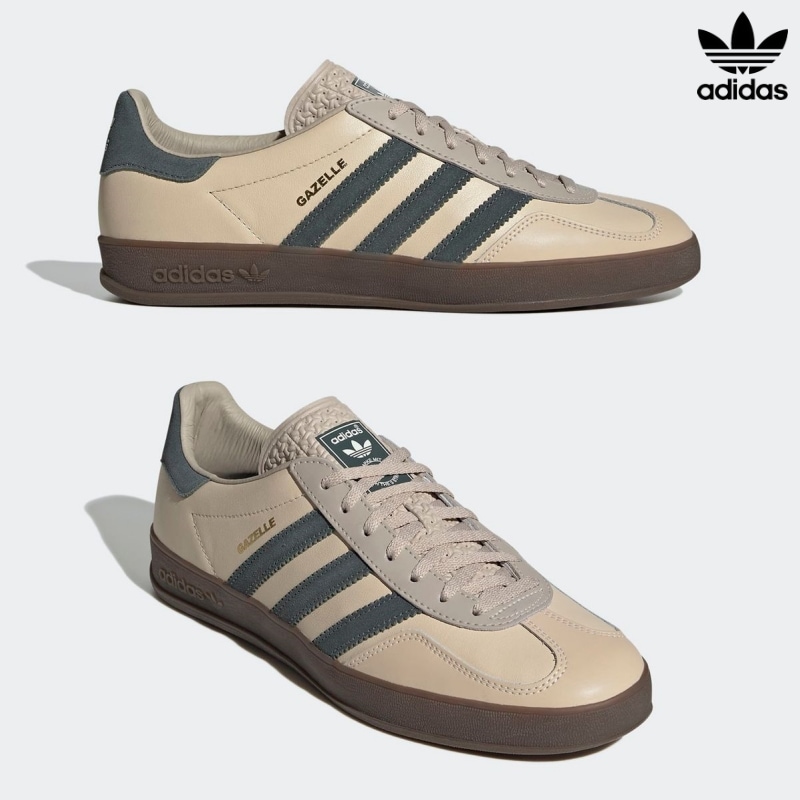 [ADIDAS] アディダス スニーカー ガゼル インドア / Gazelle Indoor BEIGE