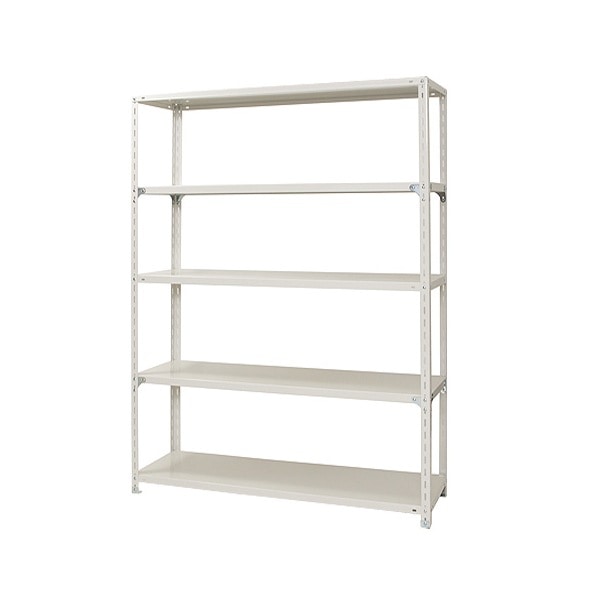 キタジマ 51010703501 スチールラック NC1500-21-5段 ホワイト メーカー直送