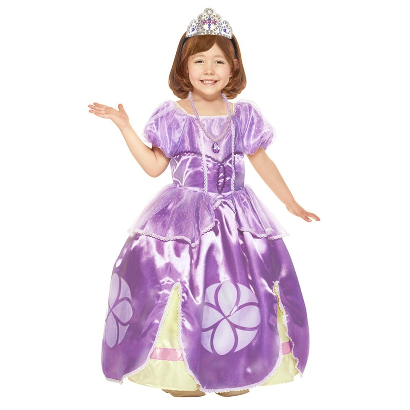 コスプレ 仮装 子ども用ソフィアS 【 コスプレ 衣装 ハロウィン 仮装 コスチューム 子供 アニメ ディズニー グッズ キッズ プリンセス 子供用 女の子 ちいさなプリンセスソフィア パーティーグッ