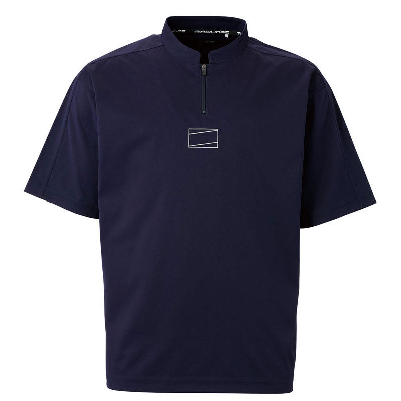 ウインドブロックSSハーフジップレイヤー 半袖シャツ 25SS AOS15S04Z