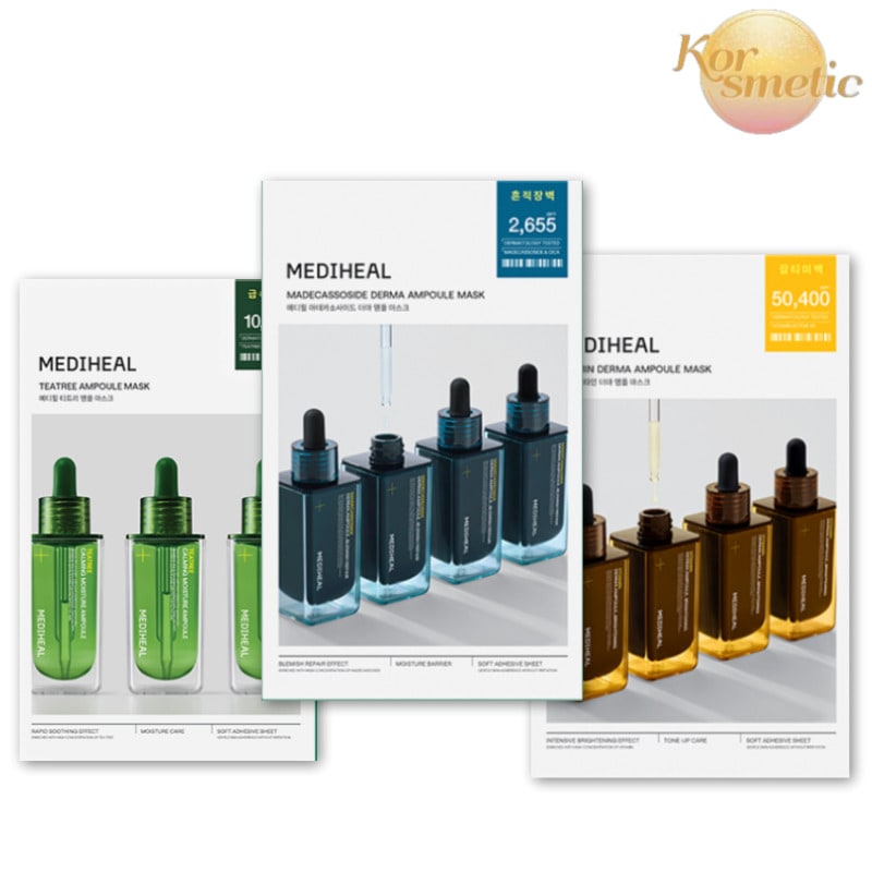 [20+20+20=60枚]大容量 高濃縮アンプルマスクパック3種*20枚=60枚/肌の鎮静/くすみ跡ケア/ビタミンブライトニングトーニングマスクパック/水分バリア/保湿ケア