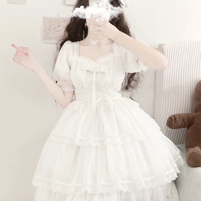 女性のためのオリジナルデザインのハイエンドホワイトドレス2025スタイルは通常着用できるパーティードレスドレス