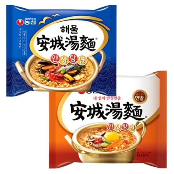 農心 安城湯麺 海鮮安城湯麺セット 125gx20袋 / 海鮮 5+安城湯麺 15