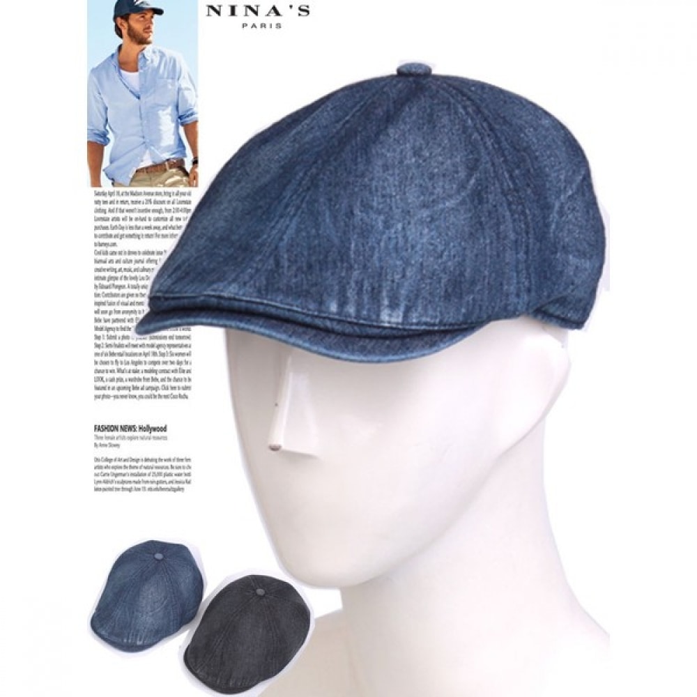 (Ninas Paris) ナチュラルウォッシュコットンハナムハンティングキャップ (N4S129)