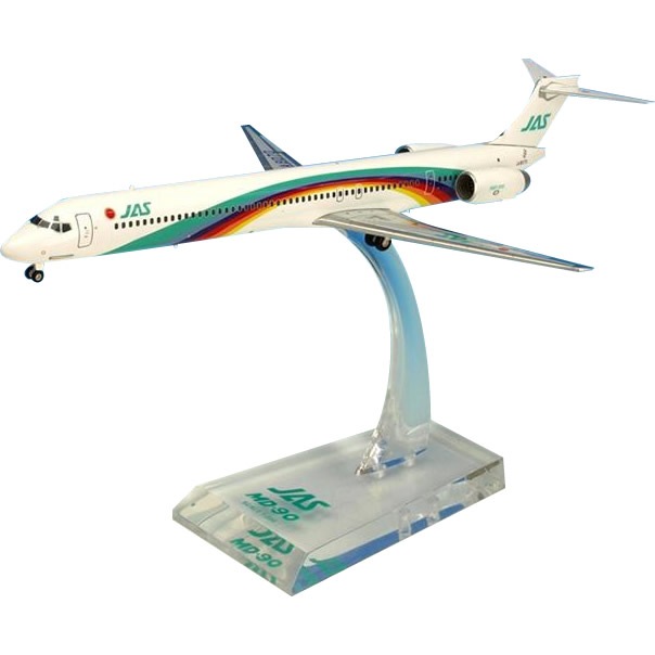JAL/日本航空 JAS MD-90 7号機 ダイキャストモデル 1/200スケール BJE3040