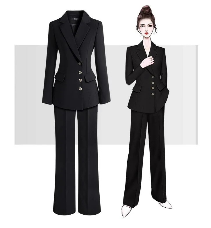 レディーススーツ 大人気 ハイエンド 制服 フォーマル 着痩せ ２点セット「上着+パンツ」 ビジネススーツ 結婚式 リクルートスーツ 新品 通勤 OL 無地 カジュアルスーツ 20代30代40代 司会