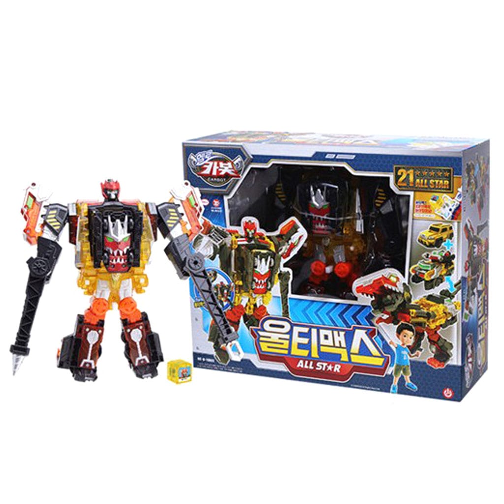 ハローカーボット ウルティマックスオールスター ロボットカー ジャングラー 水陸両用車 ティラノサウルス 変身ロボット 4歳以上 韓国アニメ 正規ライセンス