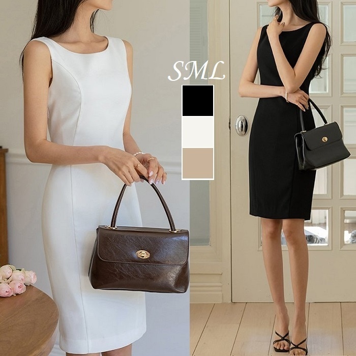 ワンピース 結婚式 タイト 袖なし ノースリーブ 冠婚葬祭 春夏