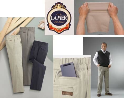 ＣＬ脇シャーリング ストレッチチノパンツ３本組（３Lサイズ 股下９０cm）[メンズ ズボン ボトムス