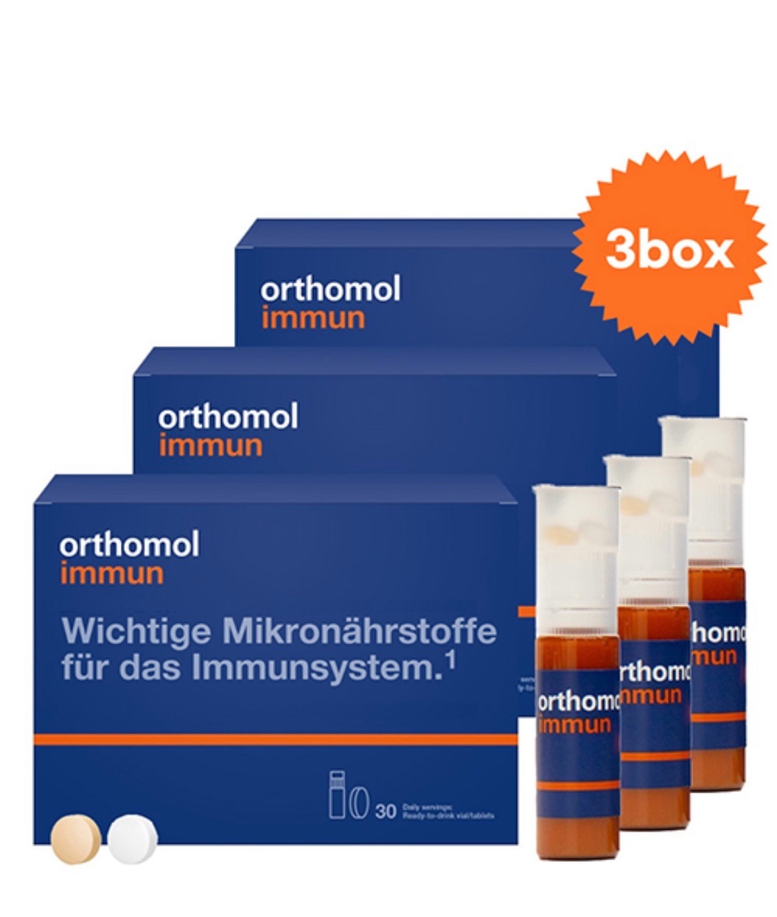 イミューン マルチビタミン＆ミネラル 90個入り(3ヶ月分)ドリンク+精製 セット ドイツ直送 最新製造日付 セール 期間中 マルチビタミン ミネラル 免疫力